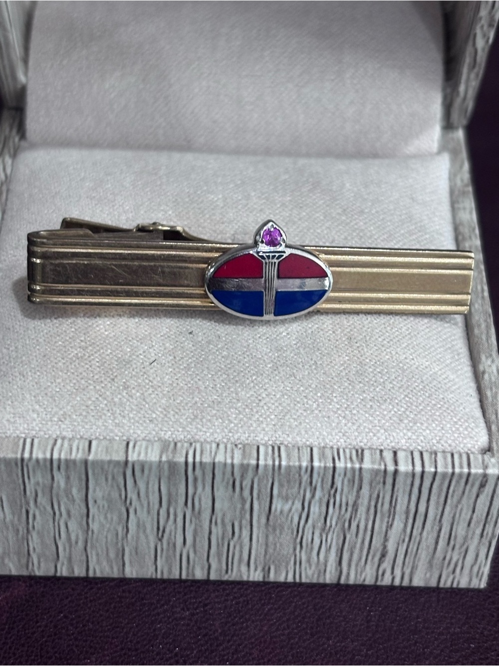 Vintage AMOCO 12k G.F tie clip